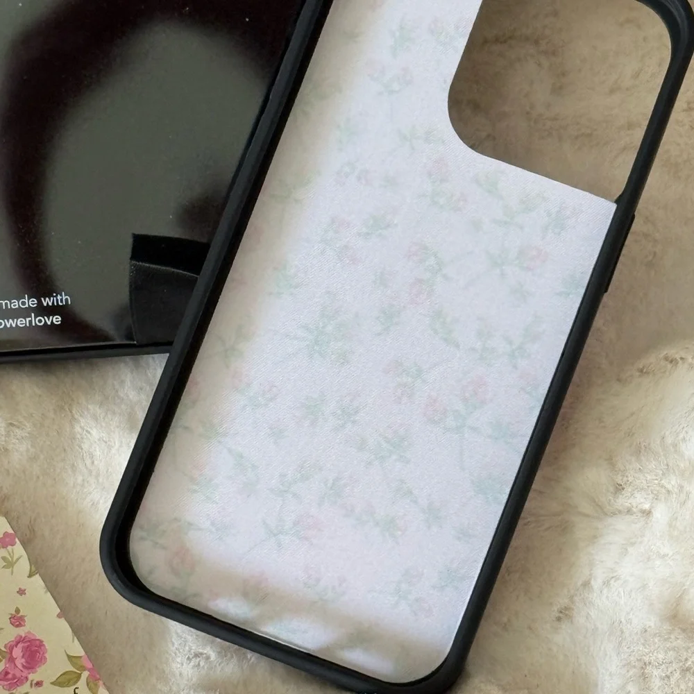 🌷Wildflower Pink Posie Rosie Floral iPhone 15 Pro Max Phone Case - Picture 7 of 11